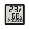 Lancoon Digital Thermohygrometer LCD Small Alarm Clock with Temperature Humidity
