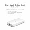 D-Link DGS-1008A 8-Port Gigabit Ethernet Switch, Compact Desktop Housing, Energy-Efficient,