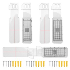 AILIMIAO 3 Pcs Crack Monitoring Record, Acrylic Corner Tell-Tale Monitor,Tell-Tale Crack Monitoring Device,Measuring Instrument