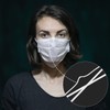 Flexible Plastic Nose Bridge Strips - Sewing Clips 91mm Bendable