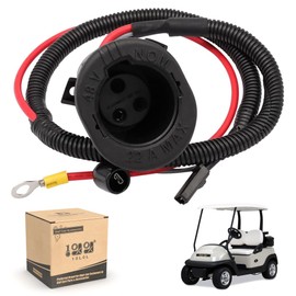 10L0L Golf Cart Charger DC Receptacle for Club Car Precedent 2004-up Electric Carts, Replaces OEM 103375501