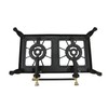 Stansport Double Burner Cast Iron Stove with Regulator Hose (209-100)