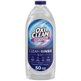 OxiClean Odor Blasters Fabric Rinse, 4-in-1 Clean Rinse Formula, Laundry Additive and Odor Eliminator for Sweat and Musty Odors, Sparkling Fresh Scent, 50 fl oz