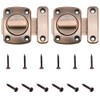 Yosawo Pack of 2 Door Bolt Latch Swivel Bolt Door
