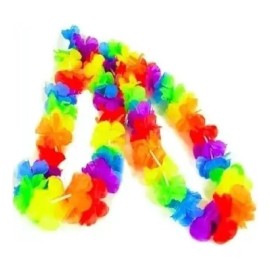 KFMX 24 Collares Neón Estilo Hawaiano Fiesta Colores Batucada