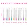30 Pcs Eye Lash Brush, Mascara Spoolies Empty Mascara Tube