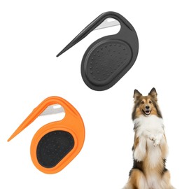 2 Pcs Dematting Comb for Cats and Dogs, Cat Fur Remover Tool, Dog Detangler Brush, Pet Grooming Knotting Comb Tool Knot Remover, for Matted Hair