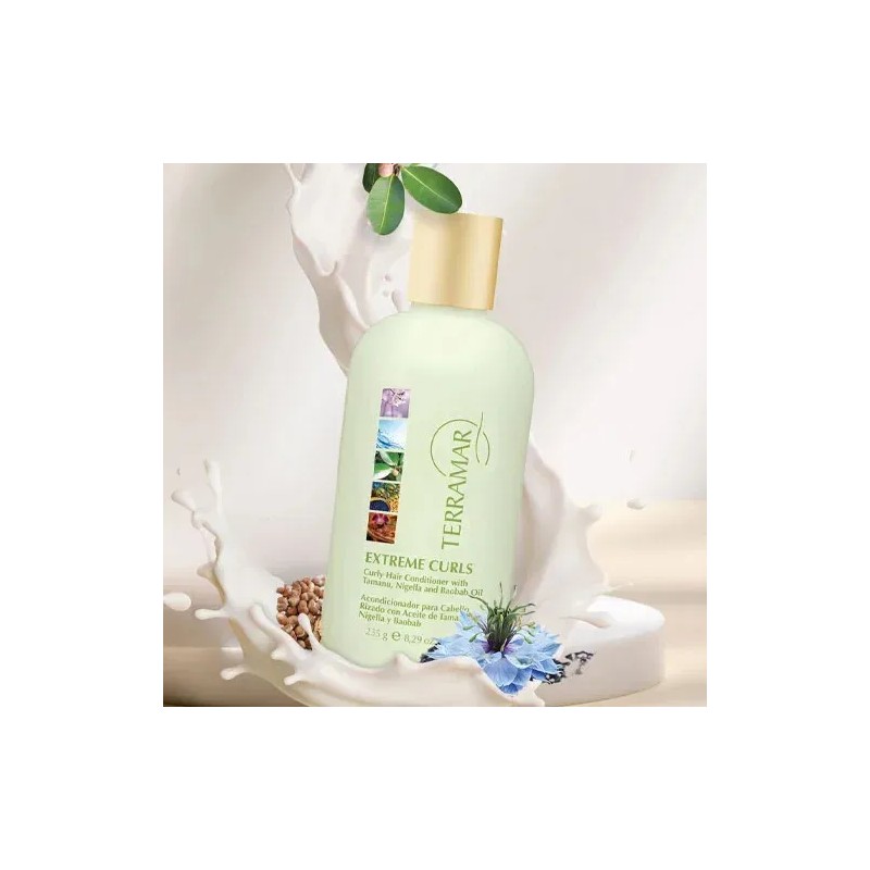 Set Shampoo Y Acondicionador Terramar Extreme Cabello Rizado
