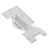 Metal Sewing Ruler Aluminium Alloy Light Flexible Portable Accurate Hand