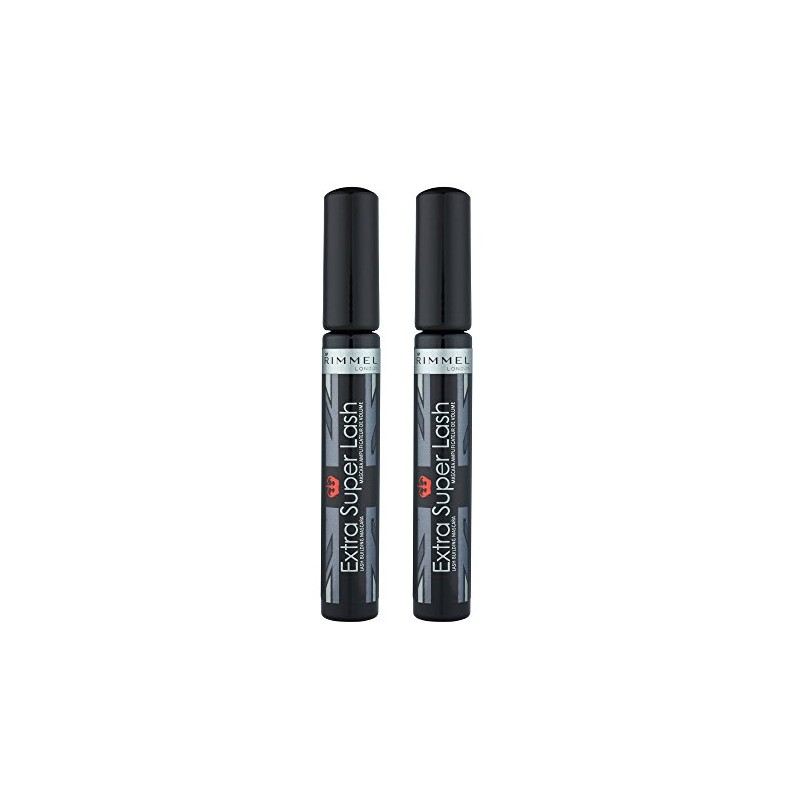 Rimmel Extra Super Lash - Máscara, color negro, Negro, 2