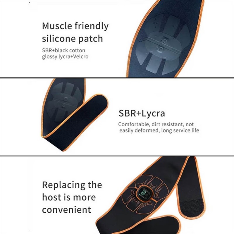 EMS Abdominal Muscle Stimulator – Vibration ABS Trainer & Fitness