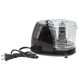 Black Electric Mini Chopper by Home-Style Kitchen
