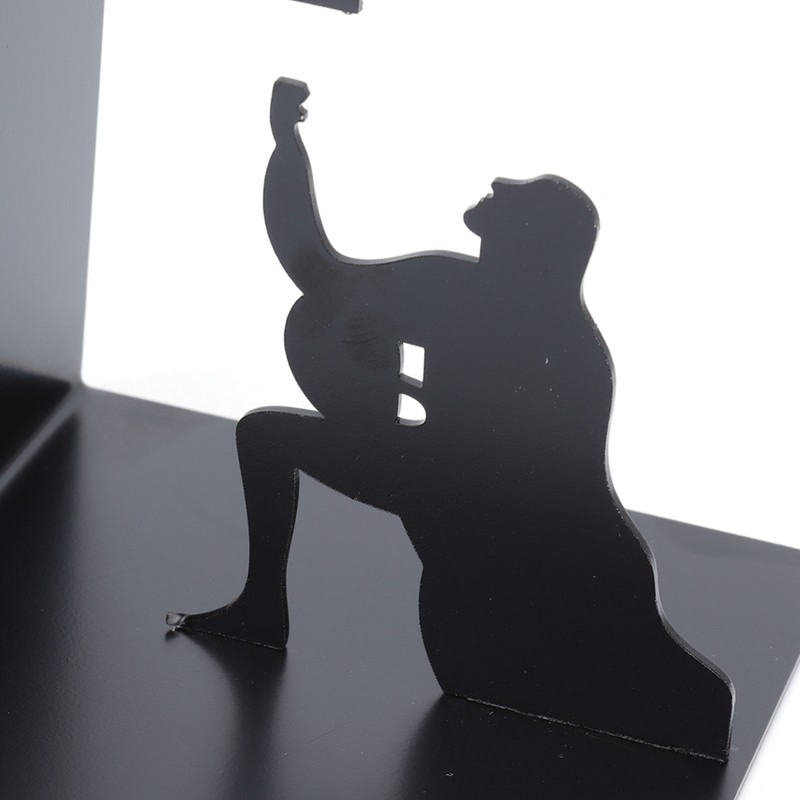 Wrought Iron Figure Book Stand Readers Book Stand Bookshelf Ornaments