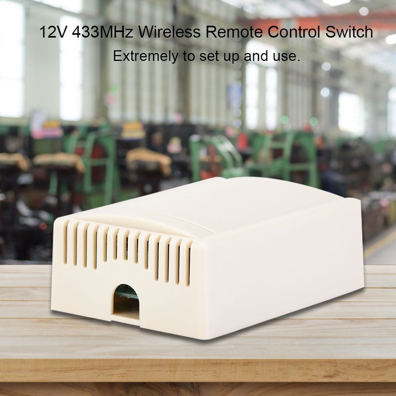 12V 433MHz Wireless Remote Control Switch Relay Receiver RF Transmitter