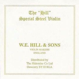 Hill 4410SB String Violin E. Ball End. Strong