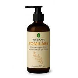 Herbolare - Tomilare Crema Corporal Natural con Tomillo 125 ml | Masaje para Congestión, Tos y Dolor de Garganta | Ideal en Épocas Invernales | Con Eucalipto, Pino, Limón y Romero