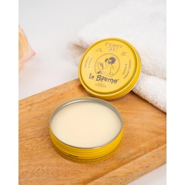 Féret Parfumeur Le Baume, Natural Multipurpose Moisturizing Balm, Face Lips and Body, Made in France (0.5 oz + 1.7 oz, Rose)