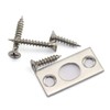 Tegg 8 Inch Lever Action Flush Bolt Latch 304 Stainless