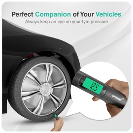 Onelap TyreChek™ - Digital Tyre Pressure Gauge (Zinc alloy head)