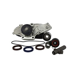 DNJ TBK284WP Timing Belt Kit with Water Pump/For 2000-2004 / Acura, Honda/CL, MDX, Odyssey, Pilot / 3.2L, 3.5L / SOHC / V6 / 24V / 3210cc, 3471cc, 3474cc, 3475cc / J32A1, J32A2, J35A1, J35A3, J35A4