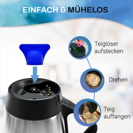 mix-slider Thermomix-Compatible Dough Flower, Dough Remover Accessory For Vorwerk TM5 and TM6 Food Processors, 3D Printed, Made in Germany