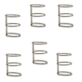 3 Ring Book Ring, Pack of 20 Binder Rings, CuiCanfla Silver Metal Ring Binders for Index Cards, Photo Album, Restaurant Menu
