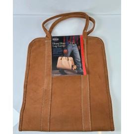 McGuire-Nicholas (New) Vintage McGuire Nicholas Heavy Duty Leather Log Carrier 388 Made in USA