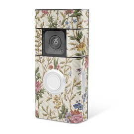 MightySkins Carbon Fiber Skin Compatible with Ring Video Doorbell Plus - Seaweed | Protective, Durable Textured Carbon Fiber Finish | Easy to Apply, Remove, and Change Styles