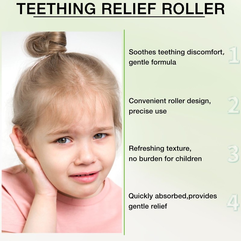 Velaria Teething Roller All Natural for Babies 3Pcs, Velaria Baby