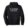 St. Stephen Catholic Saint Boys Confirmation Gift Pullover Hoodie