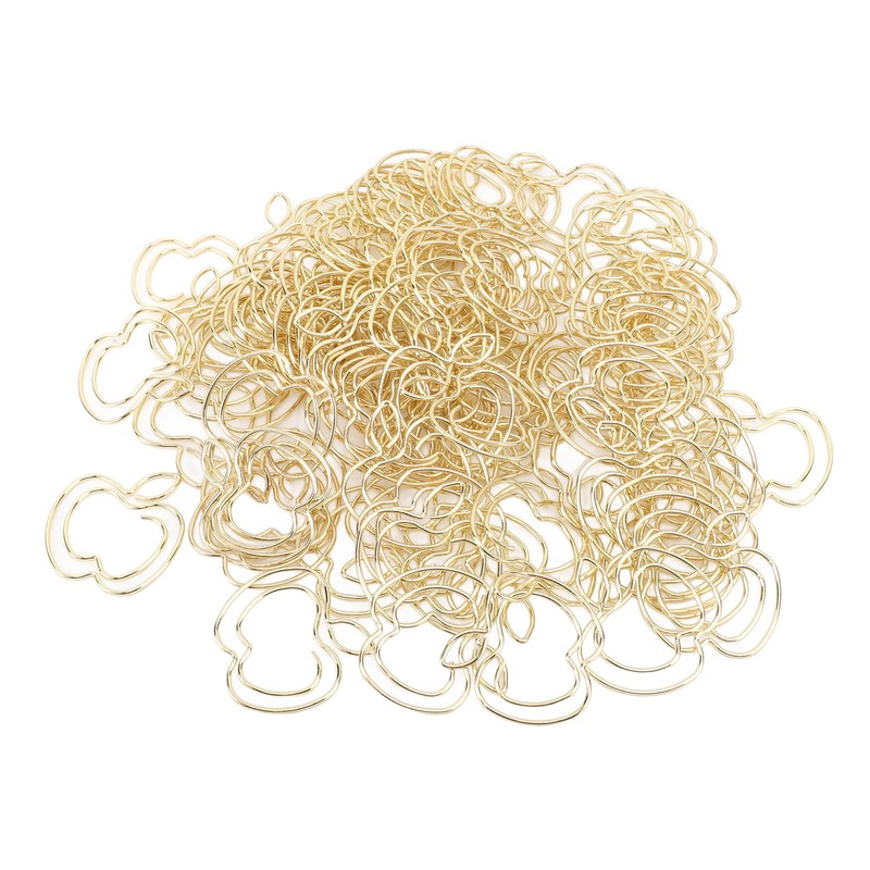 100pcs Fruit Paper Clips Cute Bookmark Pare Clips Portable Funny