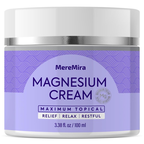 Magnesium Cream for Sleep & Muscle Relief: Topical Night Calming