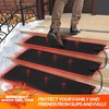 Walensee Snow Melting Mats for Stairs, 10" x 30" Graphene