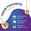 Rave Envy Disco Ball Earrings for Women - 70's Gold,