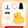AILOVETECK - Patos de goma para coche, con tapón de