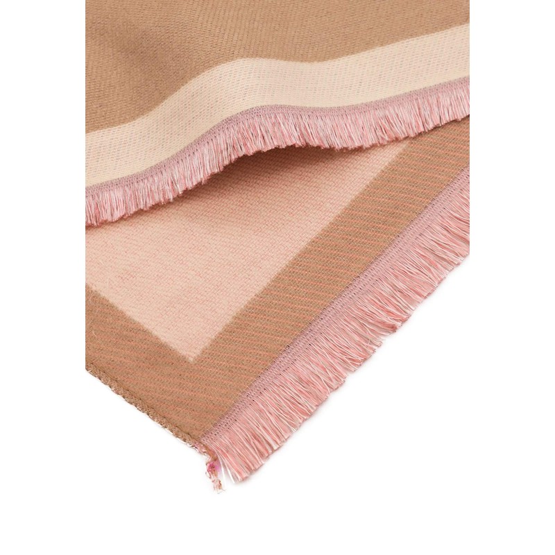 QUEEN HELENA Warm Patterned Winter Scarf for Women SC202, apricot