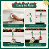 Silicone Christmas Garland Hanger Decorations for Mantle Hooks 12 Pcs