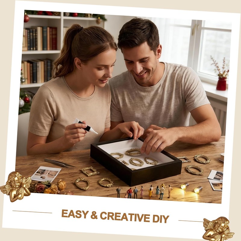 DIY Mini Museum Silhouette Box, Shadow Box Frame Kit with