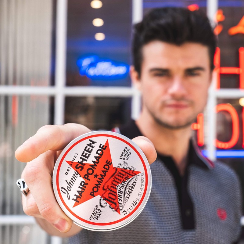 JOHNNY'S CHOP SHOP Original Sheen Men's Hair Pomade Strong &