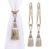 Curtain Tassel Tiebacks,HUOYUSE Tassels Curtain Tiebacks Rope Holdbacks for Home