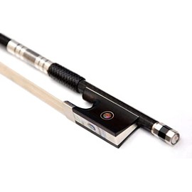 Violin Bow 4/4 Carbon Fiber Bow Advance Horse Hair Pernambuco Level (Carbon bow 4/4)