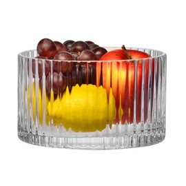 Krosno Salad Bowl Ribbed Sparkle | 16 cm | Collection | Ideal for Home, Restaurants and Parties | Dishwasher Safe