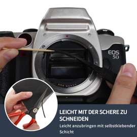 eTone Light Leak Proof Sponge High Density Foam Film Camera Replacement Light Seal Foam with Tongs for 120 135 Film Camera Large Format Camera Film Camera Accessories, 2 mm