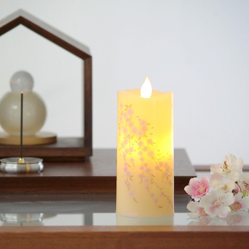 Kameyama S7687-00-20 Iroha Akari Weeping Cherry Blossom Compact Size S