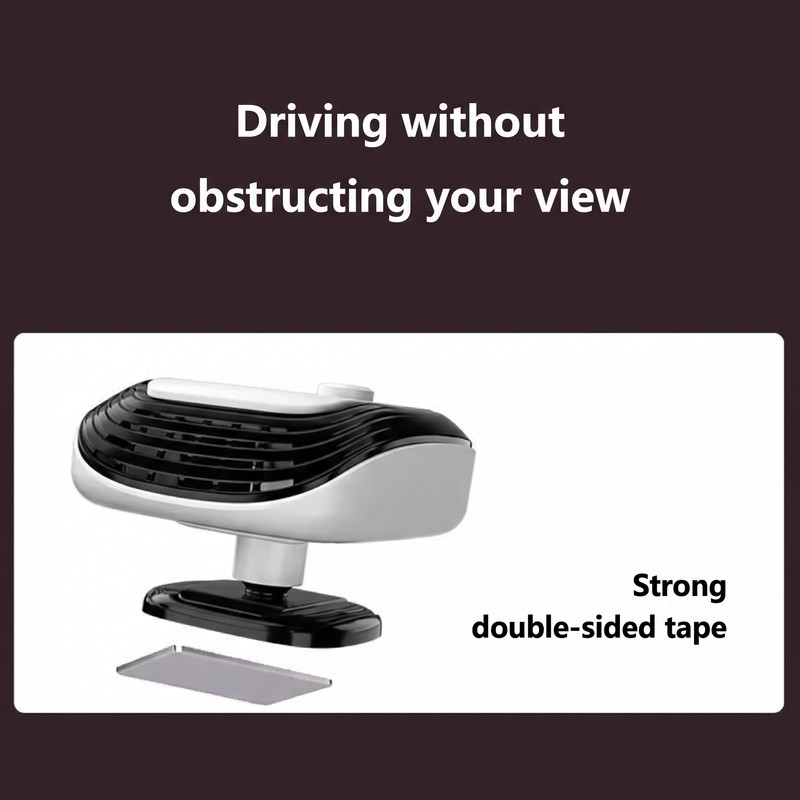 12V/24V Car Heater Fan for Winter Driving – Adjustable Wind