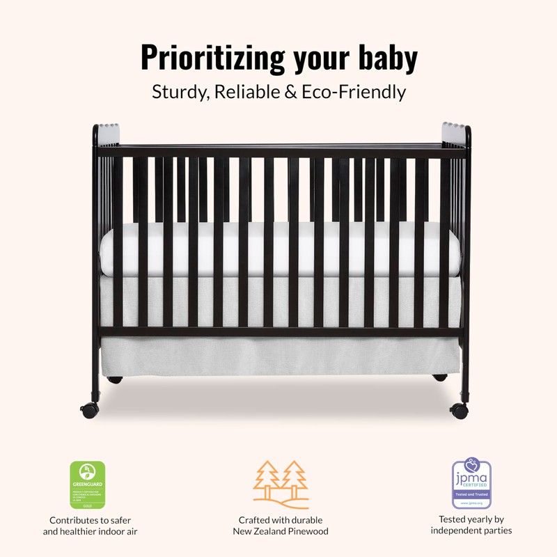 Dream On Me Carson Classic 3-in-1 Convertible Crib in White