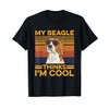 My Beagle thinks I'm cool Quote for a Beagle Owner