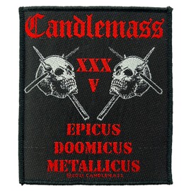 Candlemass - 35th Anniversary Patch 9cm x 10cm