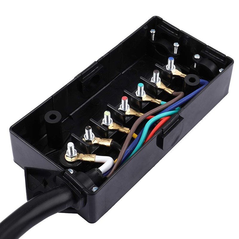 cciyu Heavy Duty 7 Way Plug Inline Trailer Cord with