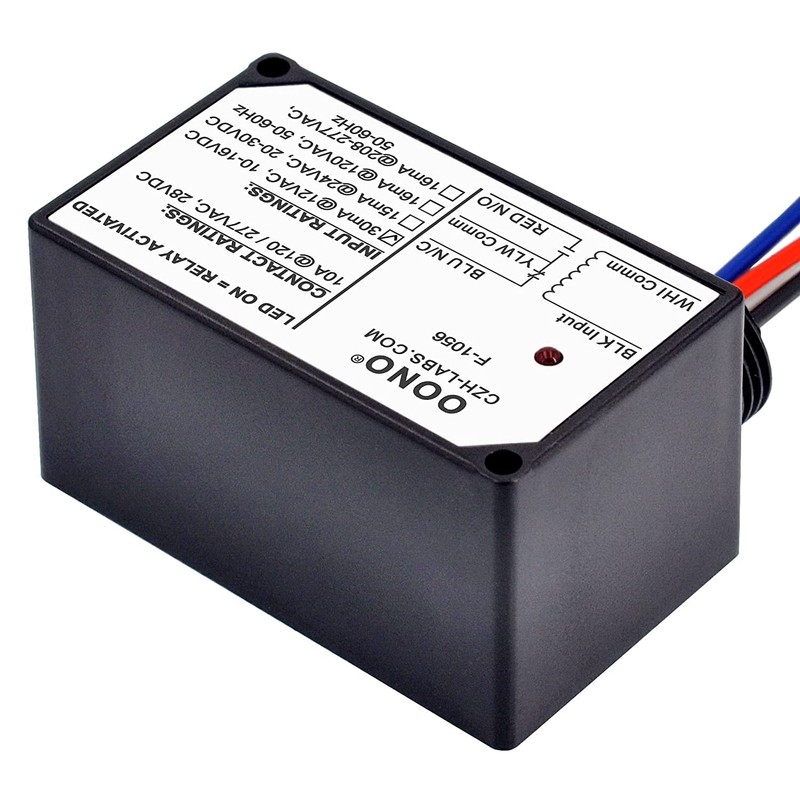 SPDT 10Amp Power Relay Module, Plastic Enclosure and Pre-Wired (AC/DC